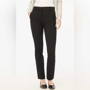 J Crew Factory Petite slim-fit full-length trouser pant Black size 10P NWT CB288